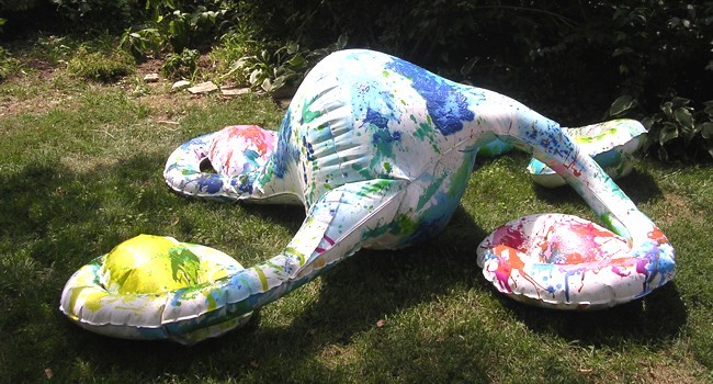 Painted Sculpture - Inflatables -  Turtle Nebula 
